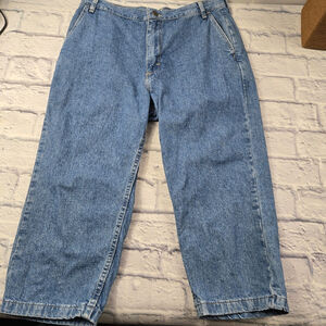 Vintage Wrangler for Women Capri Jeans size 12M 100% Cotton No Back Pockets